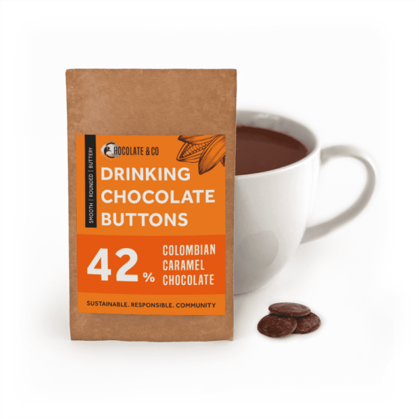 42% Colombian Caramel Hot Chocolate