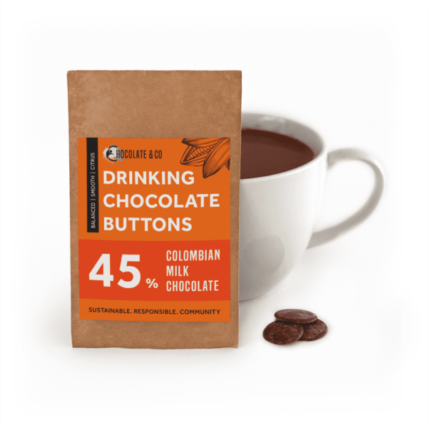 45% Columbian hot chocolate